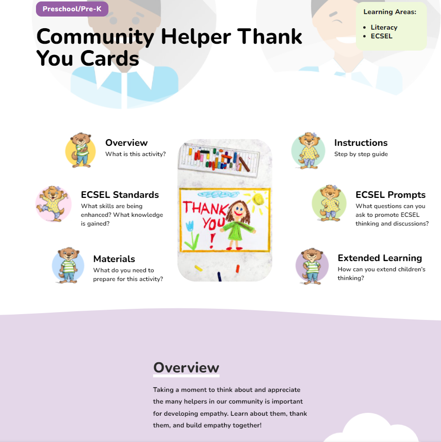 Community Helper Cards  Community Helper Thank You Cards